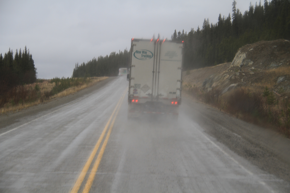 Bad driver on the Alaska Highway