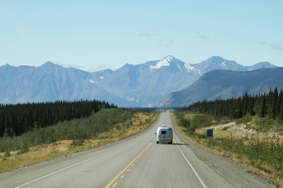 Alaska Highway and the Kluane Range