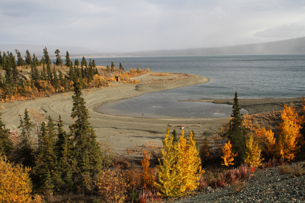 Horseshoe Bay on Kluane Lake, Yukon