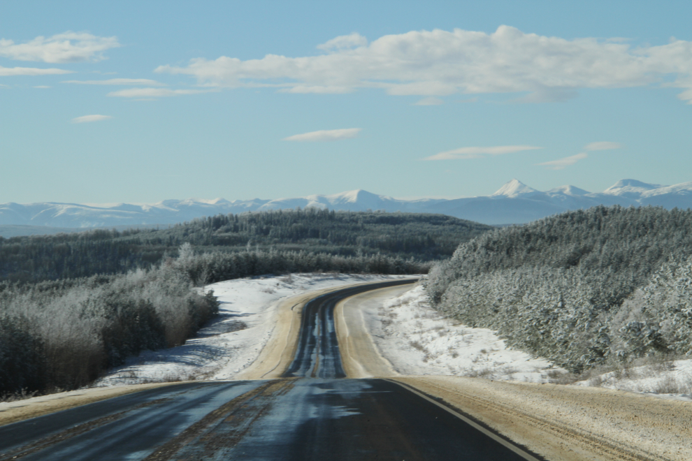 Alaska Highway at about Km 180