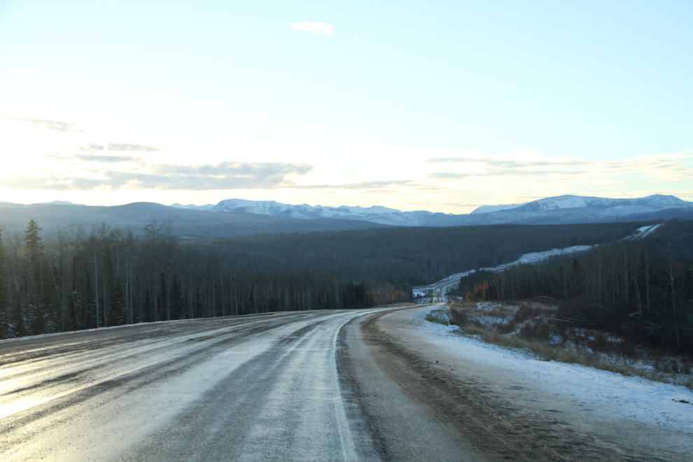 Alaska Highway at about Km 550