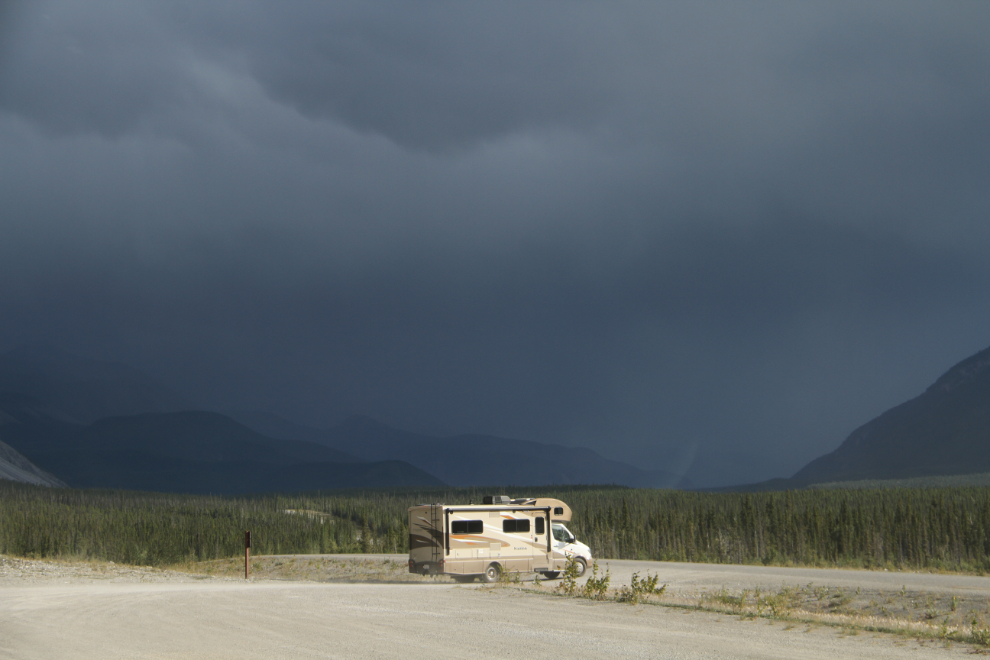 Storm at Muncho Lake Provincial Park, BC
