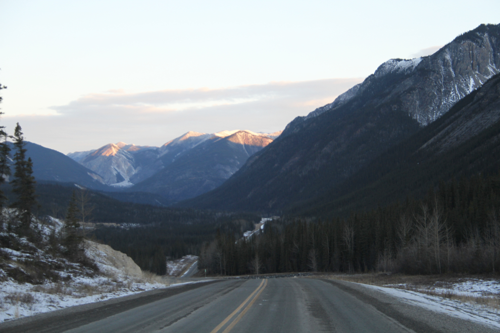 Alaska Highway north of Muncho Lake