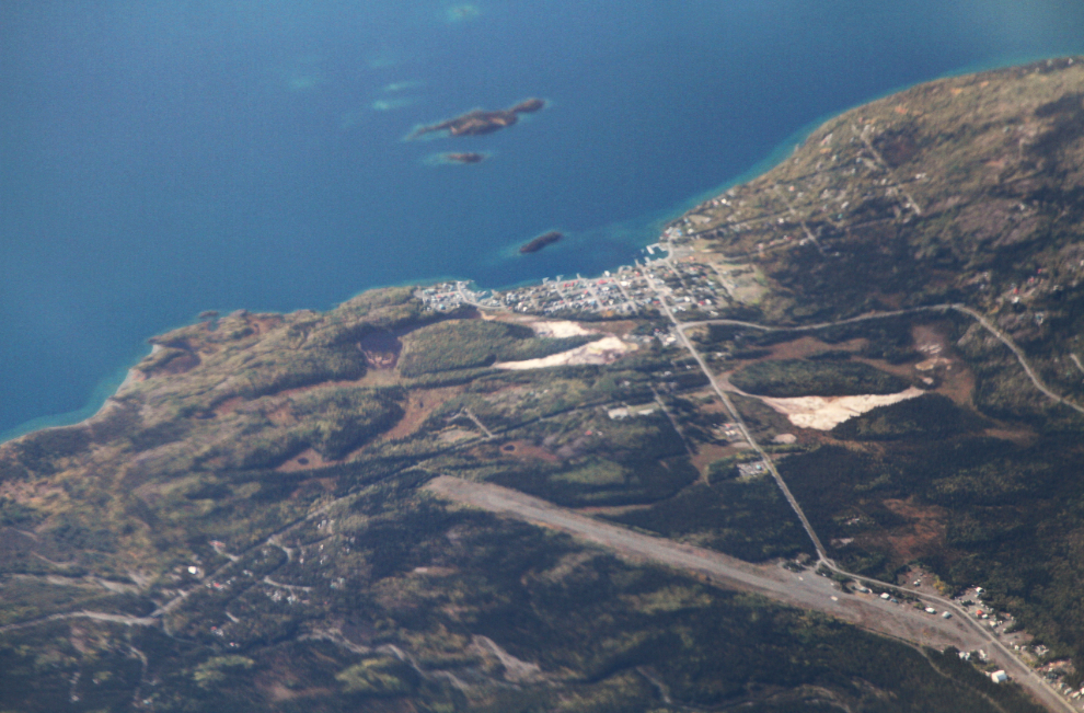 Atlin, BC, aerial