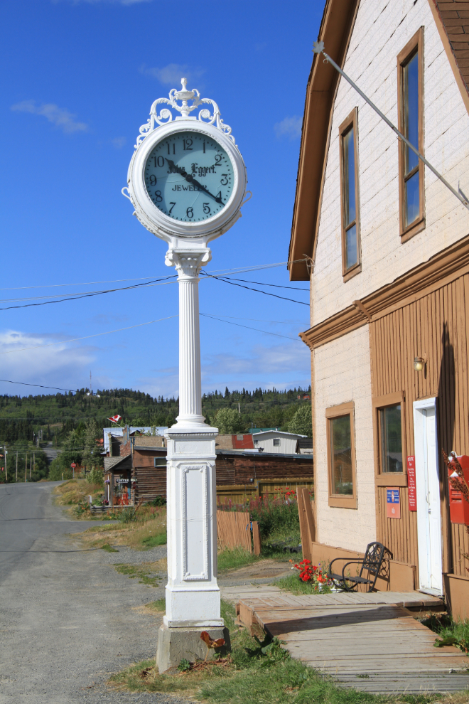 Eggert's clock, Atlin, BC
