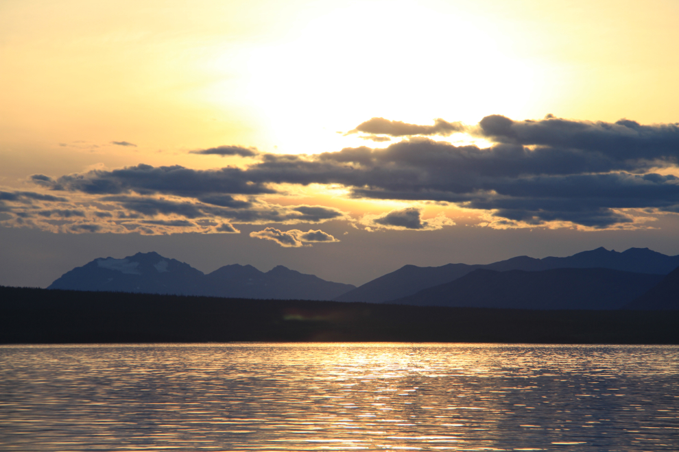Evening light on Atlin Lake, BC