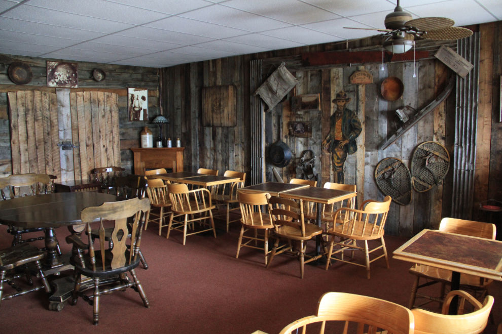 The Discovery Saloon in the Atlin Mountain Inn, BC