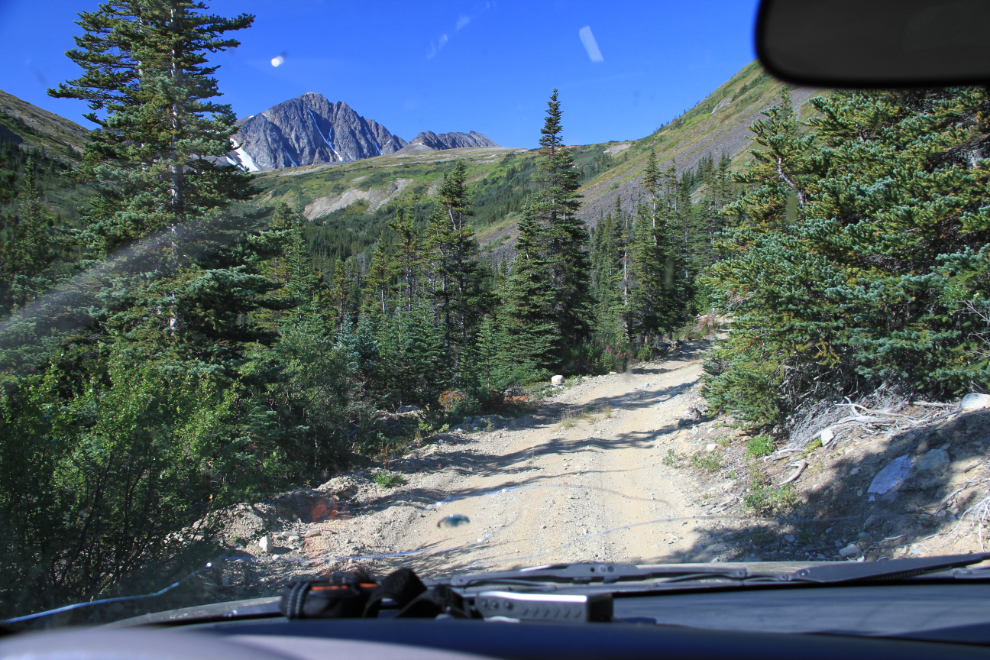 The road to Paddy Peak, BC / Yukon border