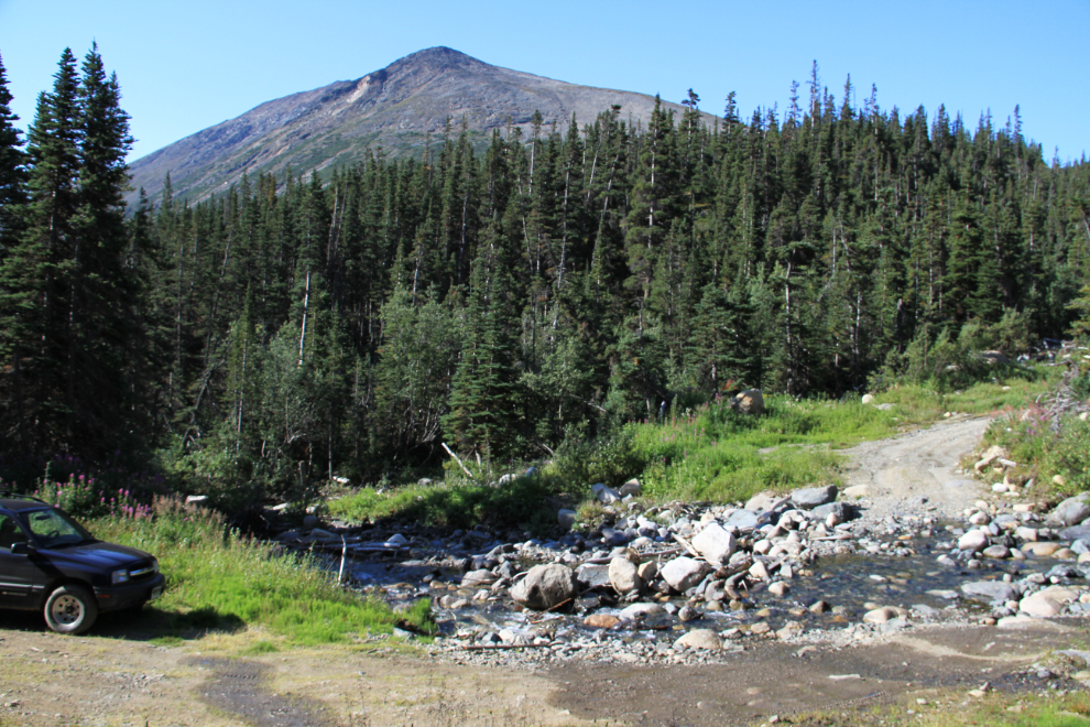 The road to Paddy Peak, BC / Yukon border