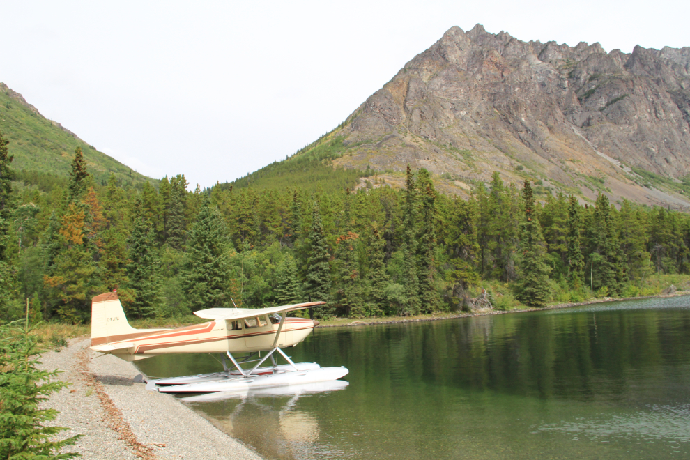 A remote beach on Tutshi Lake, BC