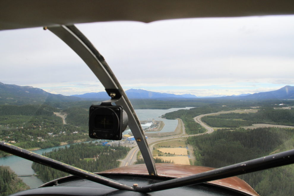 Landing on Schwatka Lake, Yukon