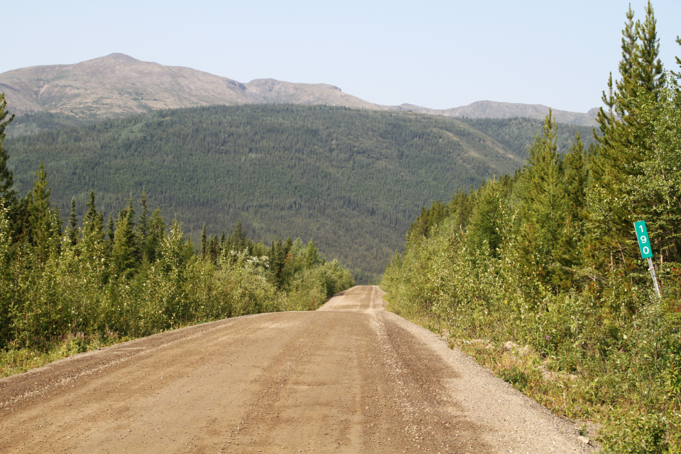 Km 190 westbound, Robert Campbell Highway, Yukon
