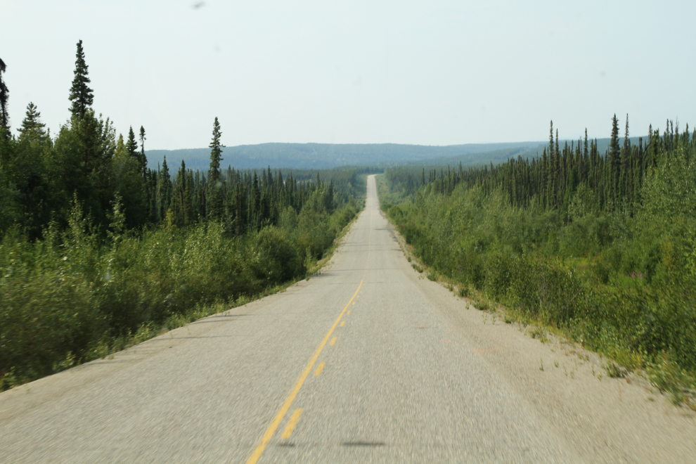 Westbound on the Robert Campbell Highway at about Km 27.