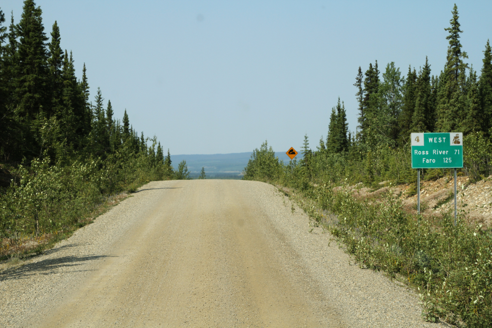 Km 301.4 of the Robert Campbell Highway, Yukon