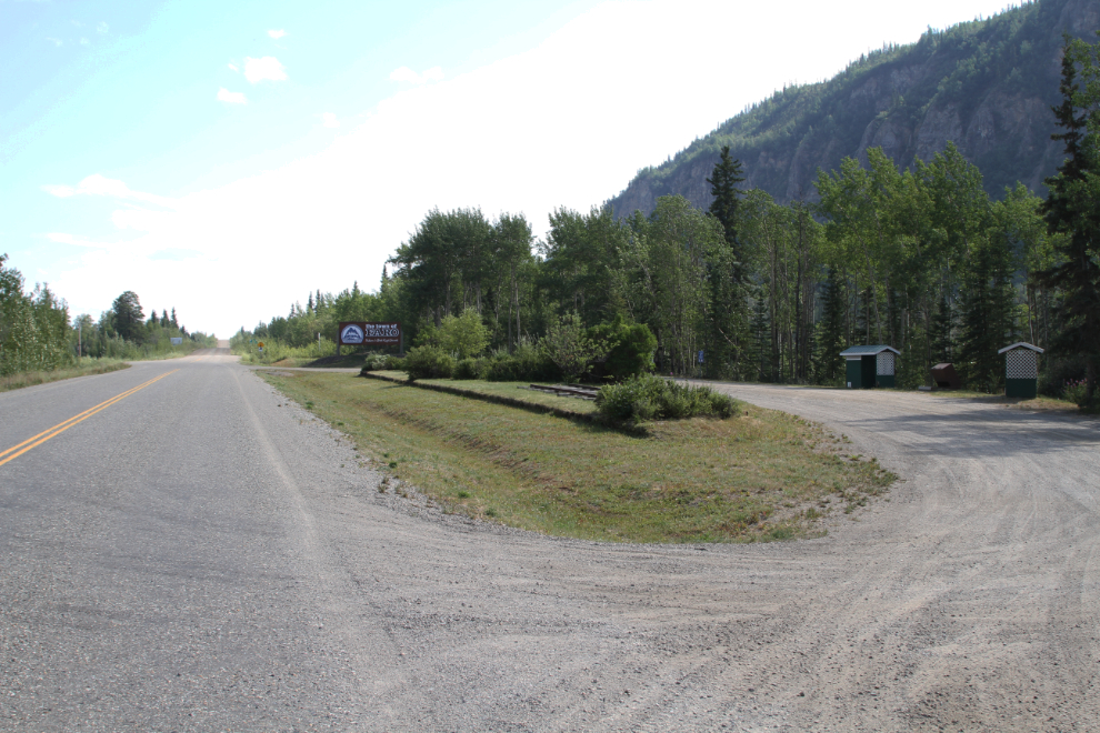 Rest area on the Robert Campbell Highway, Yukon