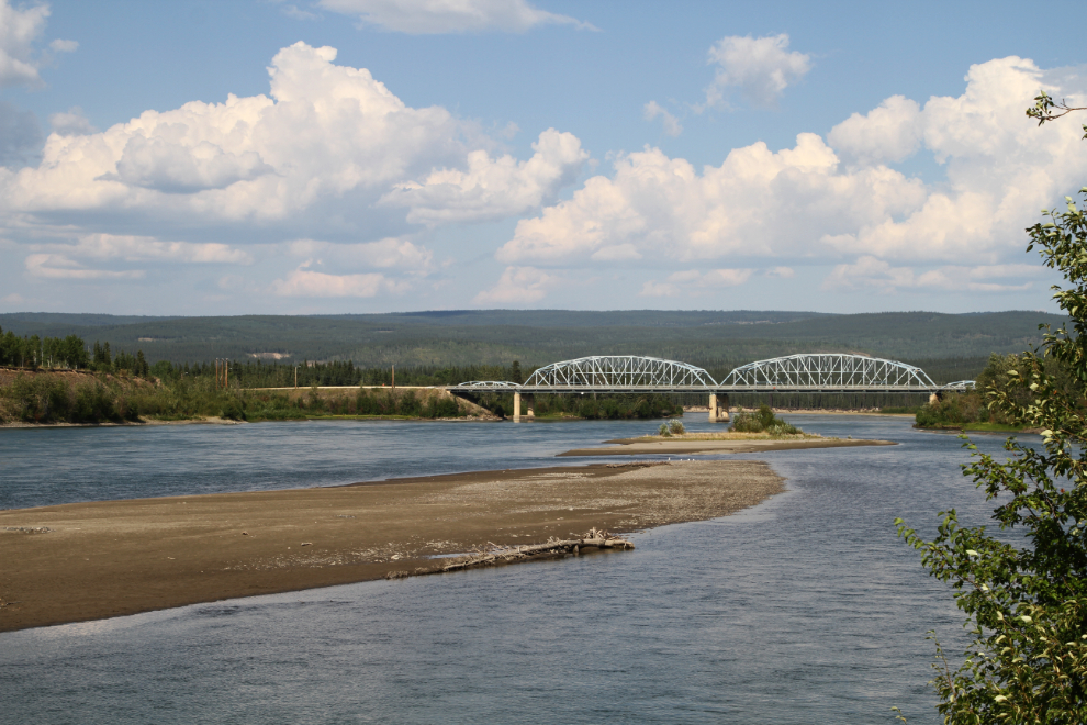 Yukon River bridge at Carmacks