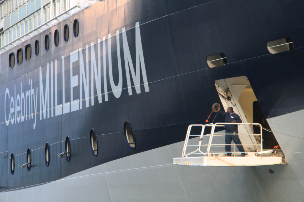 Cruise ship Celebrity Millennium at Skagway, Alaska 