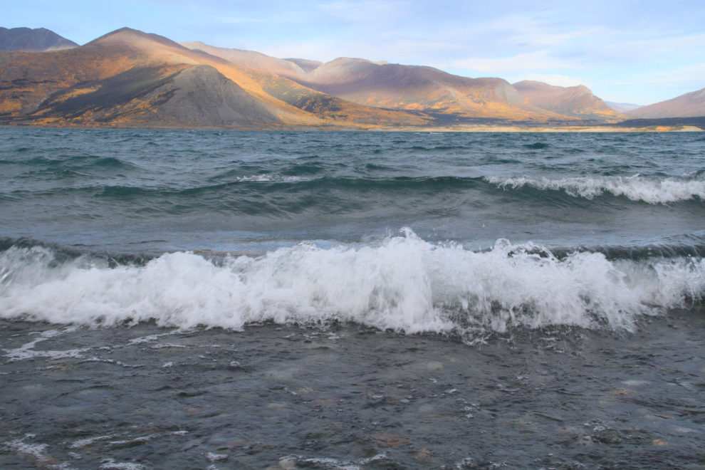 Waves on Kluane Lake, Yukon