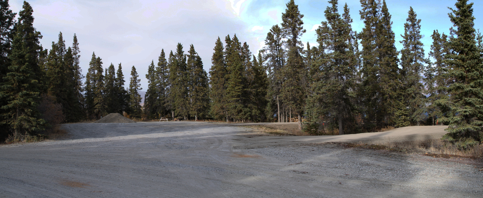 New camp sites at Congdon Creek Campground, Yukon