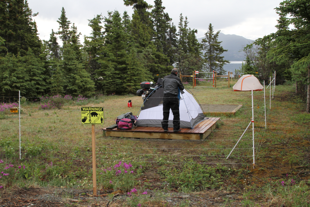 Congdon Creek Campground at Kluane Lake, Yukon