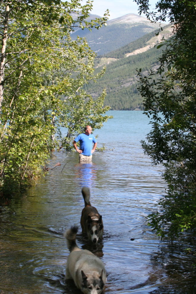 Flooding at the historic Conrad townsite