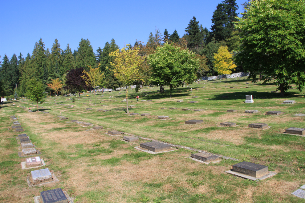 Robinson Memorial Park Cemetery in Coquitlam, BC