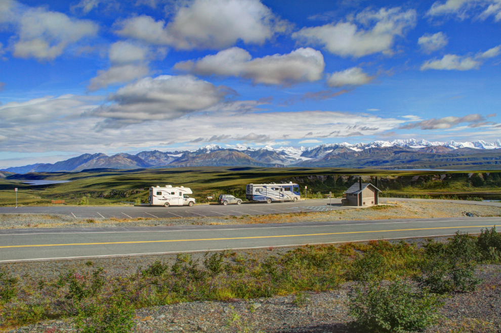 Rest area at Mile 7 of the Denali Highway, Alaska