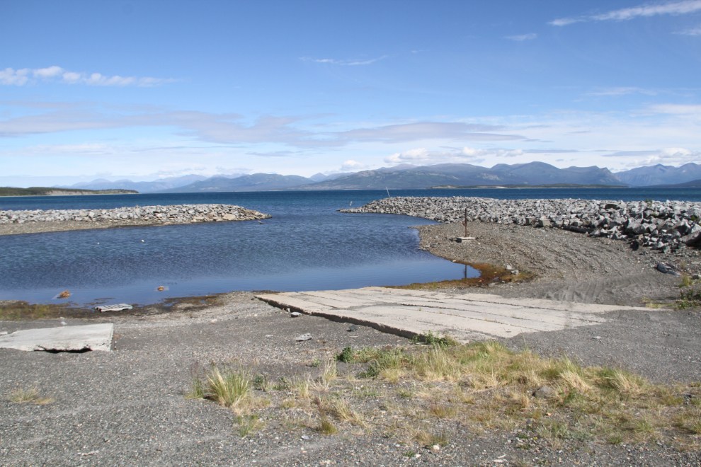 The former marina at Destruction Bay, Yukon
