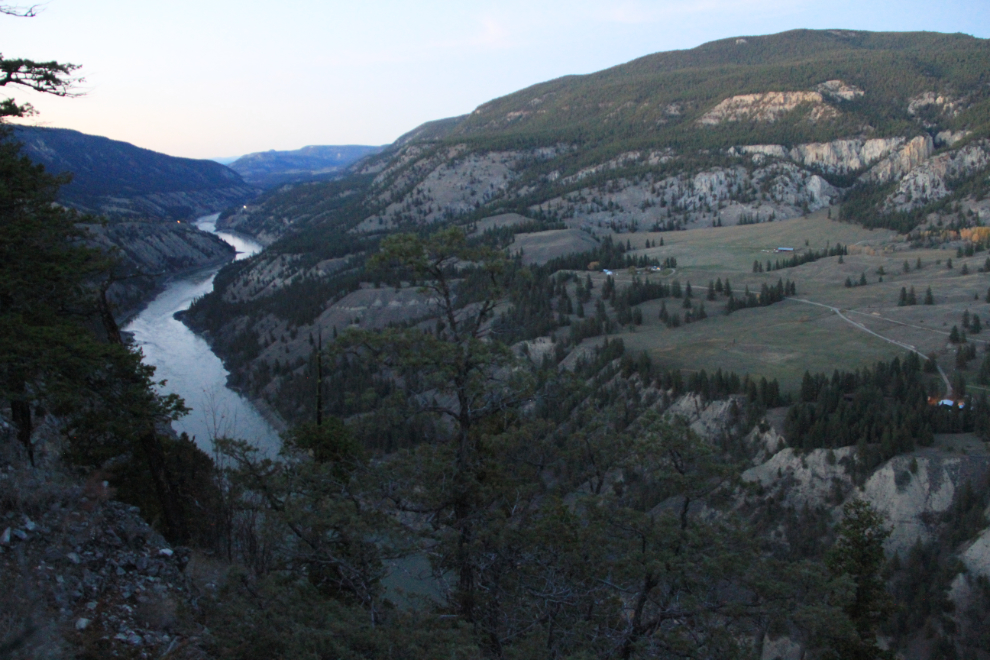 The view from Doc English Bluff, Williams Lake