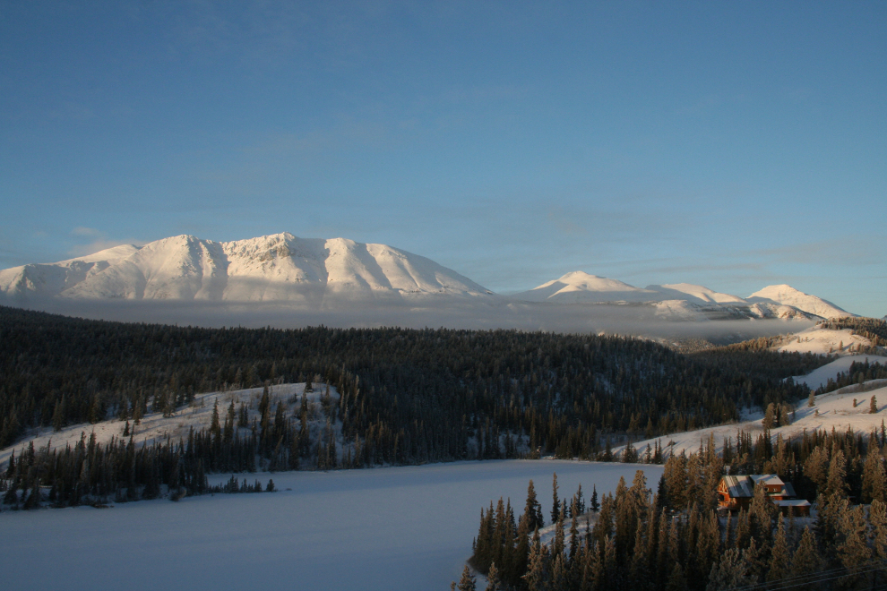 Emerald Lake, Yukon, in December
