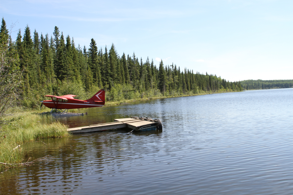 Float plane on Johnson Lake - Faro, Yukon