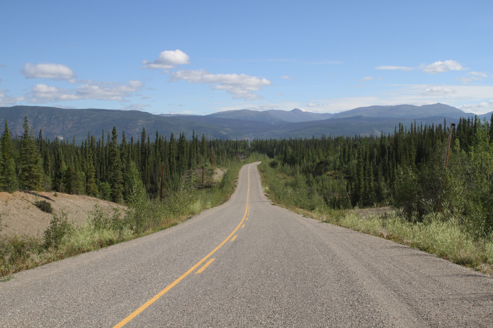 Mitchell Road, the access road to Faro, Yukon