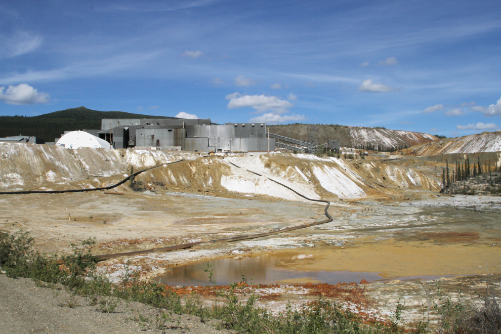 Anvil Range lead-silver-zinc mine at Faro, Yukon