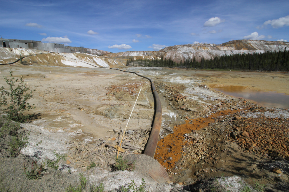 Anvil Range lead-silver-zinc mine at Faro, Yukon