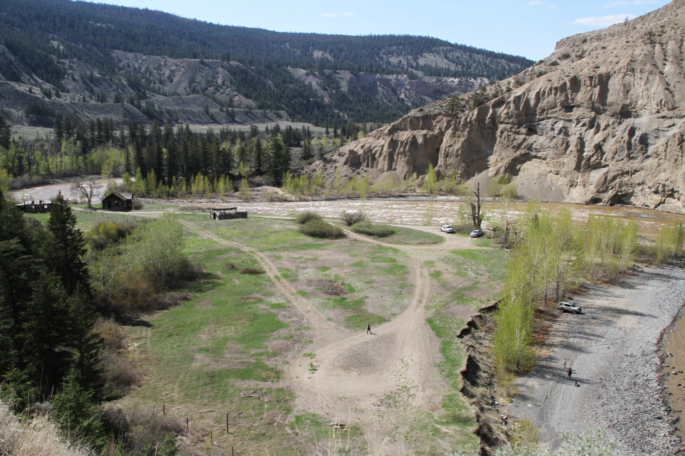 The historic Pothole Ranch on the Chilcotin River