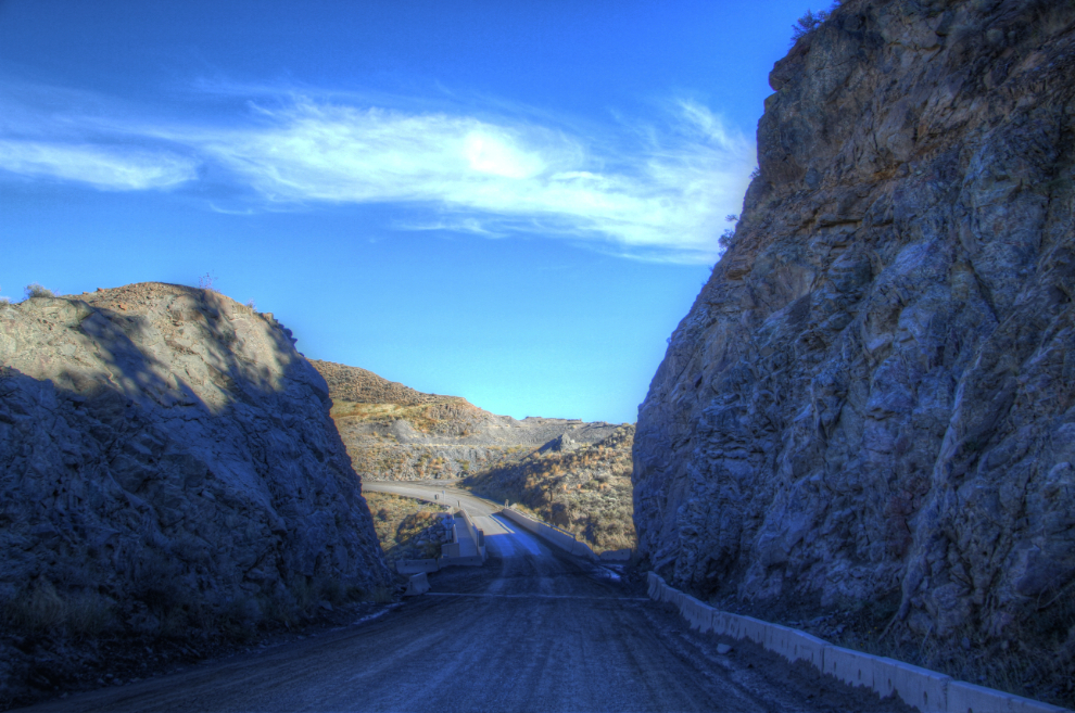 Farwell Canyon Road bridge over the Chilcotin River