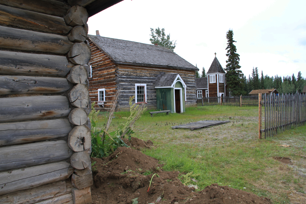 Anglican rectory and church, Fort Selkirk, Yukon