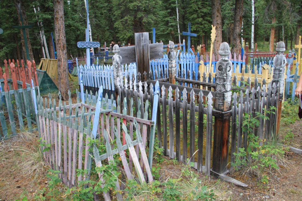 First Nations cemetery at Fort Selkirk, Yukon