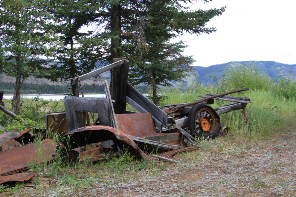 Old truck at Fort Selkirk, Yukon