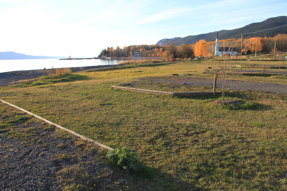 Community RV park at Fort St. James, BC