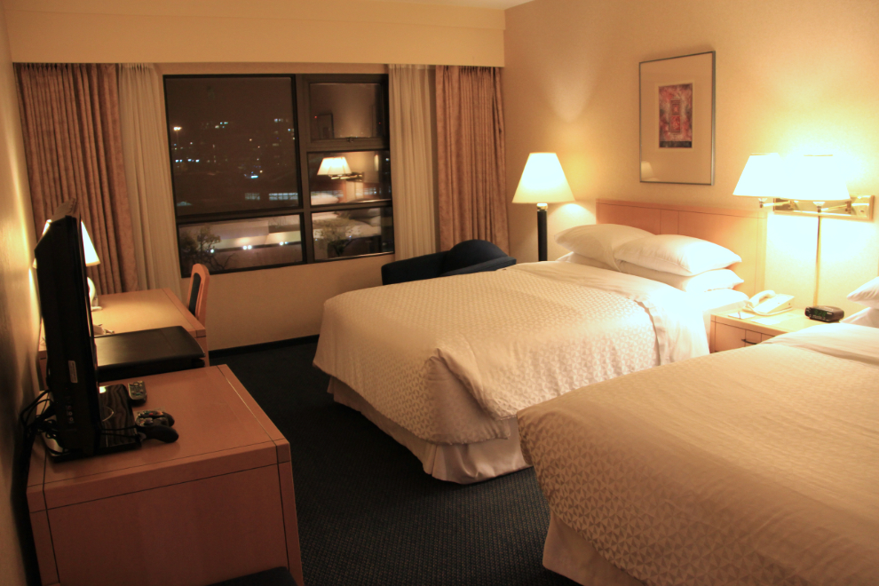 Room #624, on the top floor of the Four Points by Sheraton Vancouver Airport