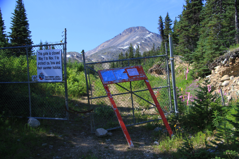 Trail to Fraser Lake, BC, closed