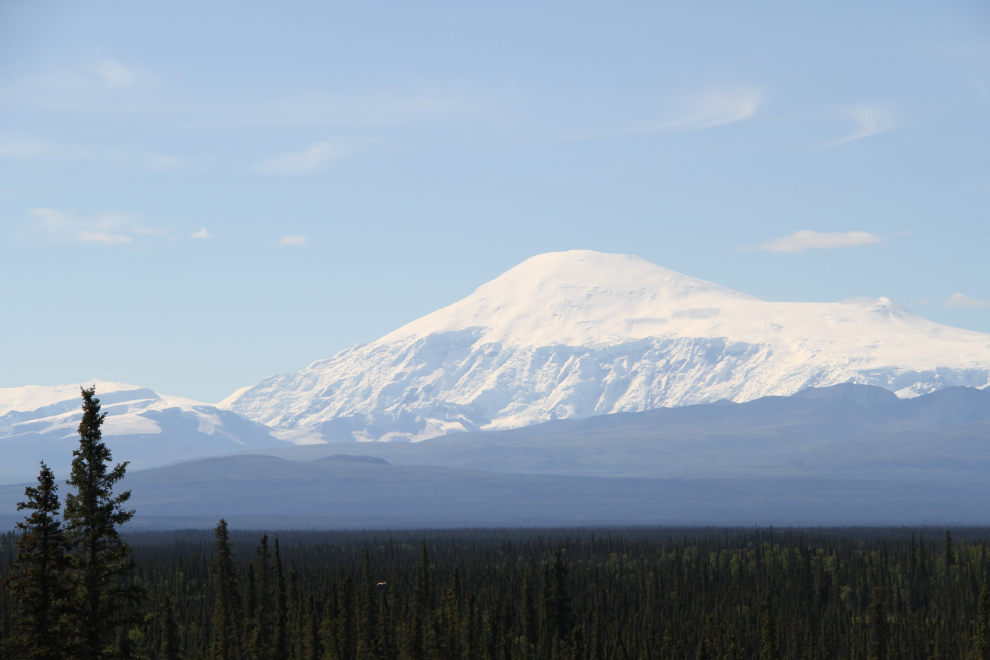 Mount Sanford, a shield volcano in Alaska's Wrangell Mountains