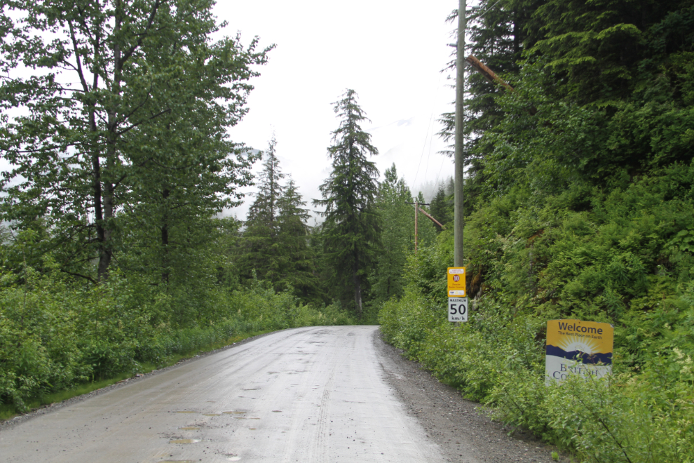 Alaska/BC border - driving to the Salmon Glacier on the Granduc Road at Stewart, BC