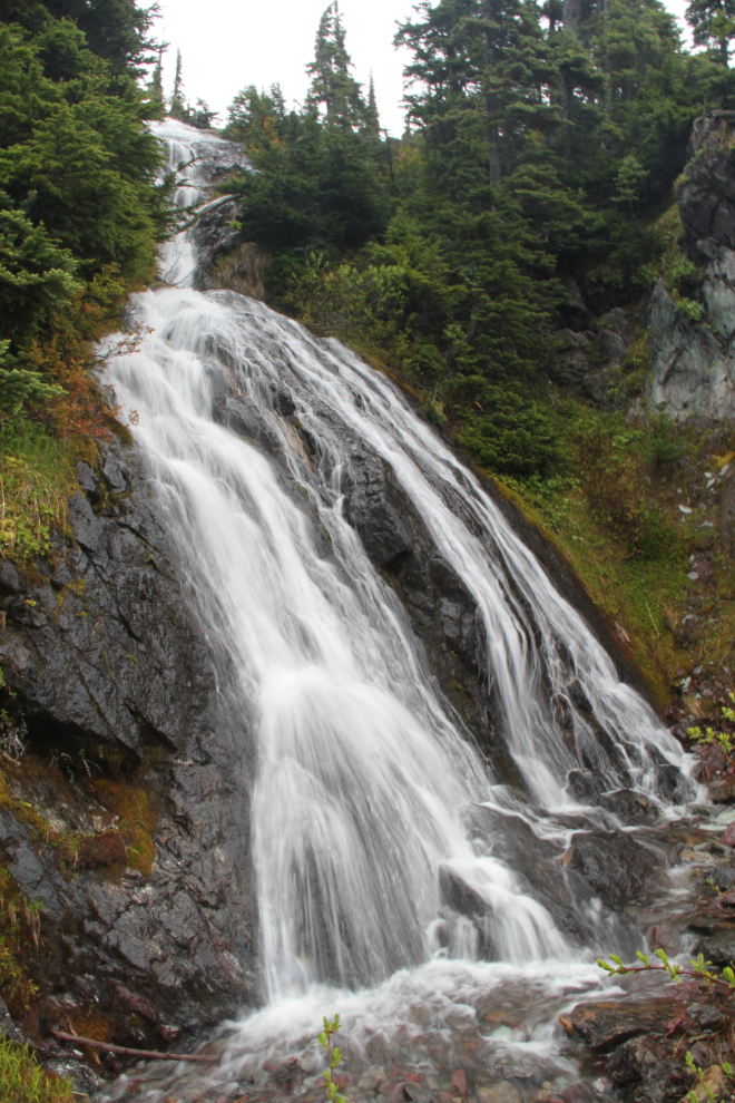 Waterfall on the Granduc Road at Stewart, BC