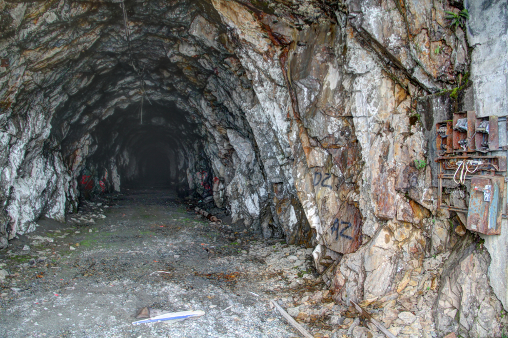 Tunnel on the Granduc Road at Stewart, BC