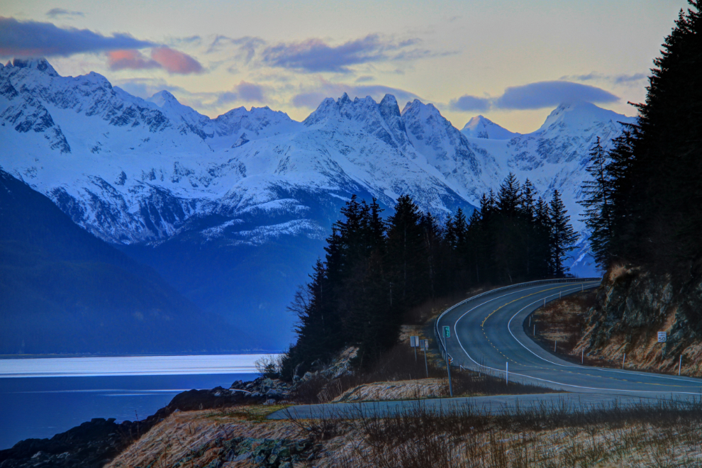 Dawn along the Haines Highway at Easter