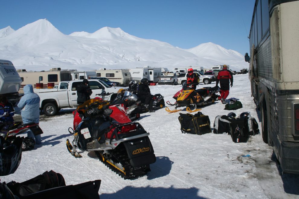 Spring Snowmobiling in the Haines Summit area
