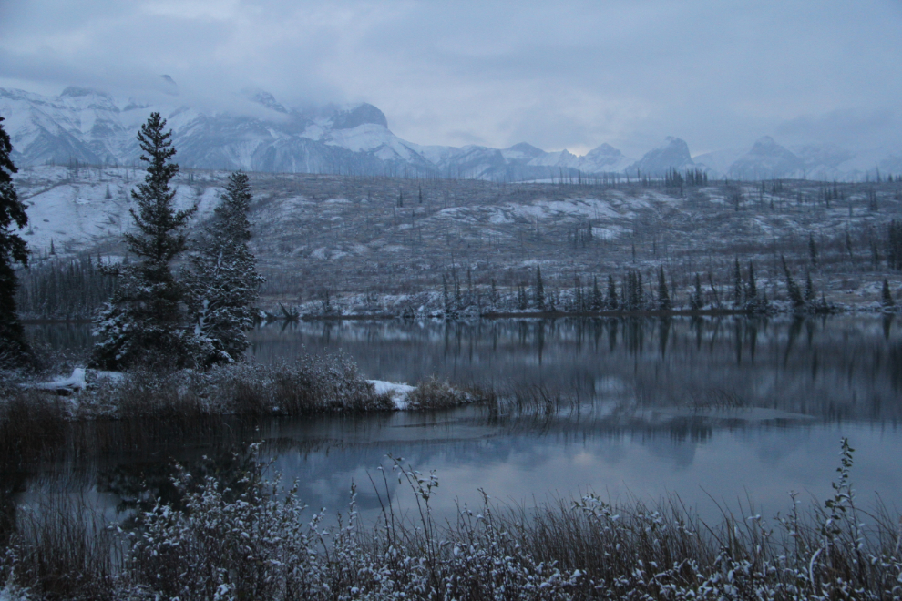 Dawn at Talbot Lake, just north of Jasper