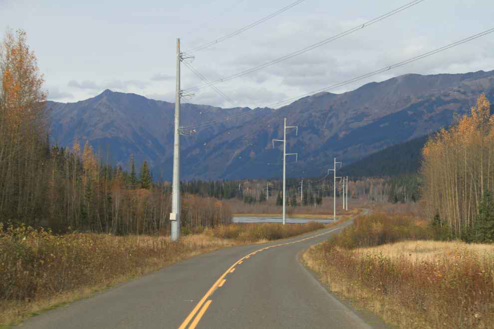 Northbound at about Km 263 of the Stewart-Cassiar Highway
